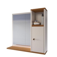 Conjunto Gabinete + Espelheira para Banheiro Deca Aqua - Design Moderno e Organização Inteligente - imagem 4
