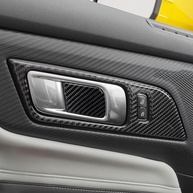 Adesivo Maçaneta Fibra de Carbono para Ford Mustang 2024-2025 | Proteção e Estilo Premium - imagem 1