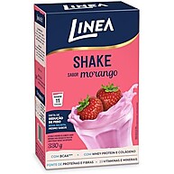 Shake Morango Linea 330g: Delícia Fit e Saborosa! - imagem 1