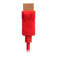 Cabo DisplayPort 1.5m Vermelho Pichau PG-DPC-RD01 - Imagem 4K 120Hz e Full HD 240Hz - imagem 4