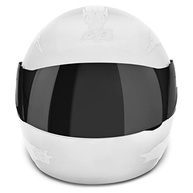 Capacete Fechado Pro Tork Liberty 4 Solid Branco Tam. 60 com Viseira Fumê - Segurança e Estilo - imagem 4