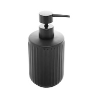 Porta Sabonete Líquido de Cerâmica Granilite Clean Preto 430ml - Design Moderno e Funcional - imagem 5
