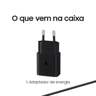 Carregador Samsung 15W USB-C EP-T1510NB Preto: Potência e Segurança para seu Galaxy - imagem 3