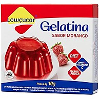 Gelatina Zero Morango Lowcucar: Sabor Delicioso e Leve - imagem 1