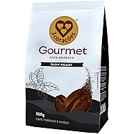 3 Corações Café Torrado e Moído Gourmet Dark Roast, 500g - imagem 1