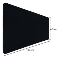 Mouse Pad Gamer Preto Extra Grande 80x40cm: Tecido Speed, Base Antiderrapante e Borda Reforçada - imagem 4