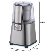BLACK+DECKER Moedor Elétrico Inox 220W - MG200 | Moa Café, Grãos e Temperos com Precisão - imagem 3