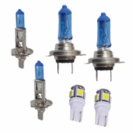 Kit Lâmpadas Super Brancas H7, H1 e T10: Iluminação Premium para seu Veículo - imagem 1