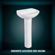 Conjunto Lavatório e Coluna para Banheiro Sabará Icasa - Design Moderno e Alta Qualidade - imagem 4