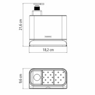 Organizador de Pia Tramontina Plurale em Plástico e Aço Inox - Modernize sua Cozinha com Estilo - imagem 4