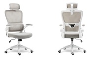Cadeira de Escritório Presidente Ergonômica com Apoio Lombar Ajustável e Design Moderno - imagem 2