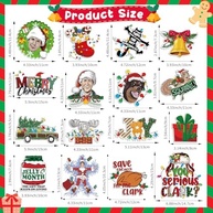 16 Ímãs de Natal Clássicos - Decoração Divertida para Geladeira, Carro e Mais! - imagem 5