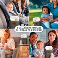 Bolsa Térmica Porta Mamadeira Pililica Baby - Rosa | Mantém Frio e Quente até 3h - imagem 3