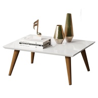 Mesa de Centro Retangular em MDF com Pés Palito - Design Moderno e Funcional para sua Sala - imagem 1