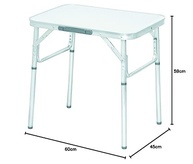 Mesa Dobrável de Alumínio com Tampo MDF 60x45cm – Leve, Prática e Versátil para Casa e Escritório - imagem 3