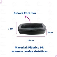 Escova Papa Migalhas Rotativa Mini Vassoura para Mesa e Estofados - Limpeza Fácil e Eficiente - imagem 3