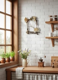 Decoração Rústica Artesanal em Madeira, Sisal e Palha de Milho - Estilo Boho Único - imagem 4
