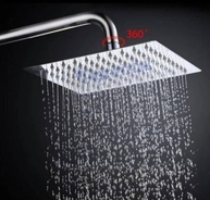 Chuveiro Ducha Inox Quadrado 20x20 Cromado – Moderno e Econômico para Banheiro ou Área Externa - imagem 4