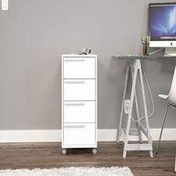 Gaveteiro Maia 4 Gavetas com Rodízios - Design Moderno e Funcionalidade Prática - imagem 2