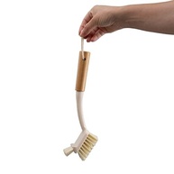 Oikos - Escova de Limpeza Duo com Cabo de Bambu Off White - Design Ergonômico e Sustentável - imagem 4