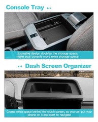 Organizador Console Central e Tela Ford Maverick 2025 (2 Peças) - Acessórios Essenciais - imagem 4