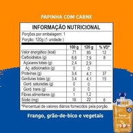 Papinha de Frango, Grão-de-bico e Vegetais Natural 120g - Papapá | Alimento Saudável e Saboroso para Bebês - imagem 3