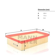 Filtro de Ar MANN-FILTER C23023: Proteção Essencial para GM Onix e Tracker - imagem 3