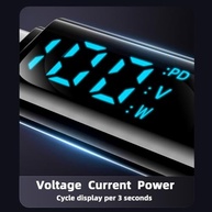Adaptador USB-C para CC 100W com Tela LED: Carregamento Rápido e Inteligente para seu Notebook - imagem 4
