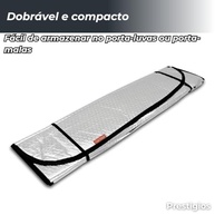 Protetor Solar Automotivo Universal Metalizado 129x60cm - Proteção UV e Calor para Seu Carro - imagem 5