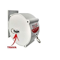 Varal de Parede Trevisan Automático Recolhível Branco 30M - Praticidade e Segurança para sua Lavanderia - imagem 4