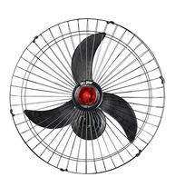 Ventilador Oscilante de Parede 70 cm Preto Bivolt - Potente e Silencioso - imagem 3