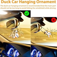 Pato Balançando para Carro: Decoração Divertida e Charmosa para Seu Veículo - imagem 5