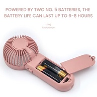 Mini Ventilador Portátil Pessoal com Bateria Recarregável - Leve, Silencioso e Ideal para Viagens e Escritório - imagem 4