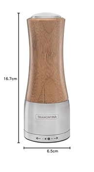 Moedor de Sal e Pimenta Tramontina em Bambu - Controle Fino e Design Elegante - imagem 4
