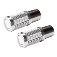KIT 2 Lâmpadas LED CREE 33 Diodos BAY15D 2 Polos Vermelhas 12V - Iluminação Potente e Segura - imagem 1