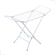 Varal Portátil de Chão com Abas Dobráveis – Resistente e Prático para Casa e Viagem (Branco) - imagem 1