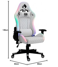 Cadeira Gamer Fox Racer com RGB e Reclínio – Conforto Premium até 130kg - imagem 3