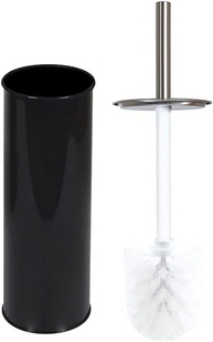 Conjunto Lixeira e Escova Sanitária Inox Preto 3L - Moderno e Resistente - imagem 4