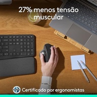 Mouse Trackball Logitech MX Ergo S: Conforto Ergonômico e Controle Preciso - imagem 5