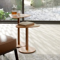 Kit Mesas Laterais Triangulares em MDF - Design Orgânico Moderno para Sala e Escritório - imagem 4