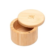 Saleiro Redondo de Bambu com Tampa 9cm - Design Sustentável e Elegante - imagem 2