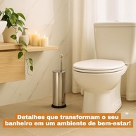 Escova Sanitária Inox Premium com Cerdas Flexíveis | Base Antiderrapante e Design Sofisticado - imagem 3