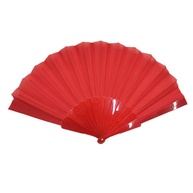 Leque de Mão Compacto e Liso - Refresque-se com Estilo e Sustentabilidade (Vermelho) - imagem 1