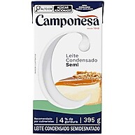 Leite Condensado Camponesa Semidesnatado 395g: Cremoso e Delicioso - imagem 1