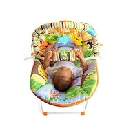 Cadeira de Descanso Vibratória e Musical Protek - Estampa Floresta | Estimulação Sensorial para Bebês - imagem 4