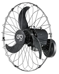 Ventilador Oscilante de Parede 60cm Goar Metal Preto Bivolt - Potente e Silencioso - imagem 3
