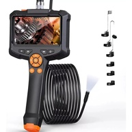 Endoscópio Industrial 1080p com Tela 4.3" HD, Sonda 5m à Prova D'Água e 6 LEDs - imagem 1
