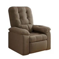 Poltrona Reclinável Papai Suede Veludo Capuccino - Conforto e Estilo para Sua Sala - imagem 1