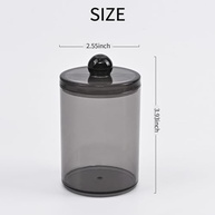 Dispensador de Acrílico com Suporte Qtip – Organizador de Banheiro Moderno e Elegante - imagem 3