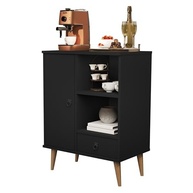 Buffet Tip Top Aparador Balcão Cantinho Do Café Preto - Design Moderno e Resistente - imagem 5